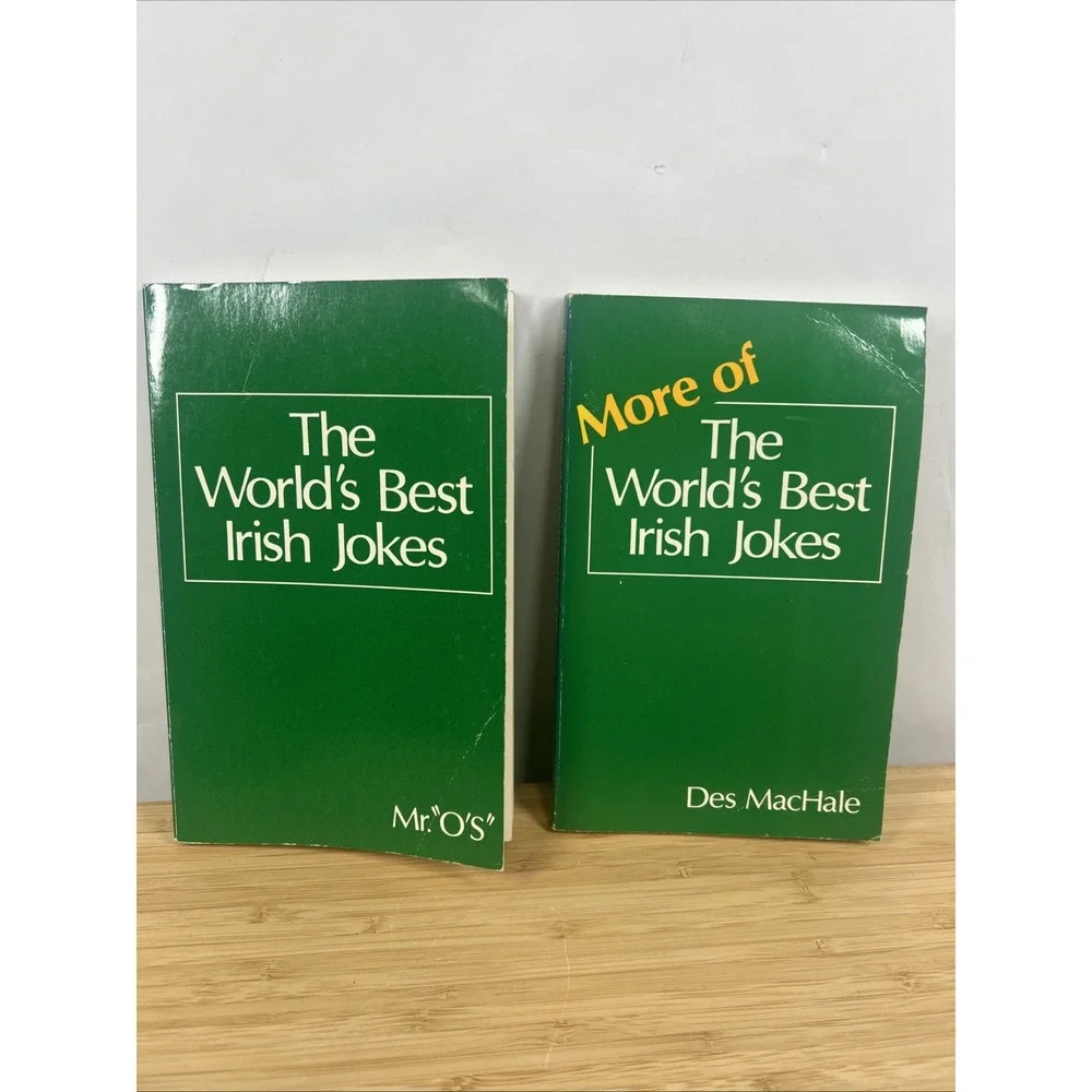 Irish Joke Book Lot The World's Best Irish Jokes & More Des MacHale‎